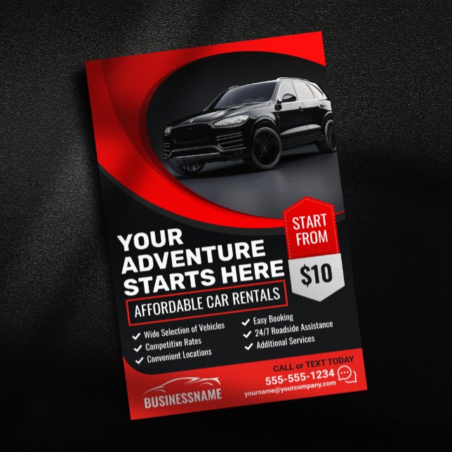 Modernes Auto für preisgünstige Autos Flyer (Von Creator hochgeladen)