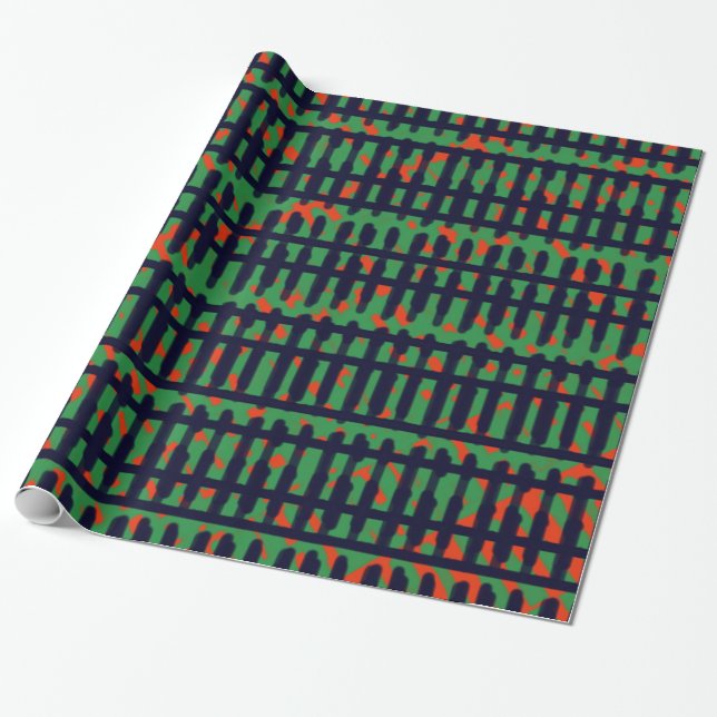 Modernes Avricanl Abstract Design Geschenkpapier (Ungerollt)