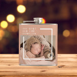 Modernes Baby-Foto | Du machst mein Leben ein komp Flachmann<br><div class="desc">Modernes Baby-Foto | Du machst mein Leben ein komplettes Geschenk</div>