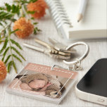 Modernes Baby-Foto | Du machst mein Leben ein komp Schlüsselanhänger<br><div class="desc">Modernes Baby-Foto | Du machst mein Leben ein komplettes Geschenk</div>