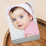 Modernes Baby-Foto Magnet<br><div class="desc">Modernes Baby,  Kind Foto. Sie können auch Ihr Foto hinzufügen.</div>