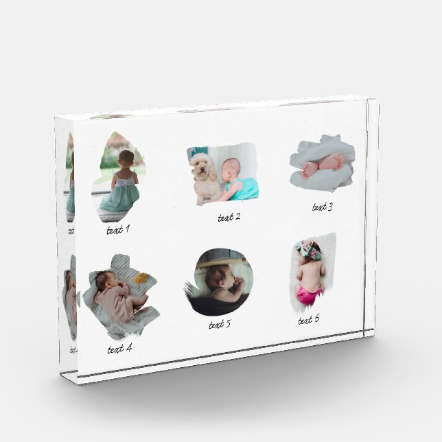 Modernes Baby Fotos Collage (Links)