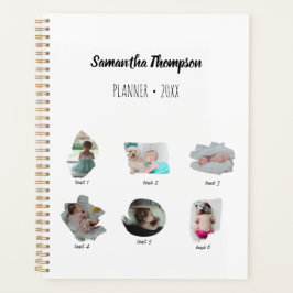 Modernes Baby Fotos Collage Planer