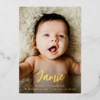 Modernes Babyname Brush-Skript für die individuell