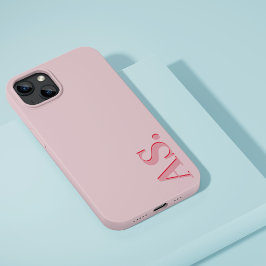 Modernes Babypink - Erstausstattung minimalistisch Case-Mate iPhone 14 Hülle