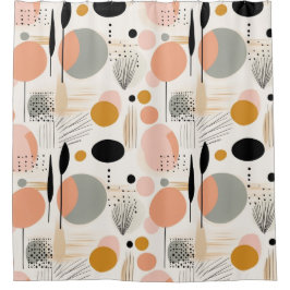 Modernes Bad im Mittelalter Duschvorhang