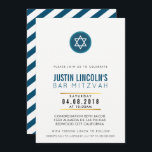 MODERNES BAR MITZVAH Party INVITE cool dunkelblau Einladung<br><div class="desc">per kat massard >>> kat@simplysweetPAPERIE.com <<< Ein trendy Einladungs-Design für das BAR MITZVAH Setup Ihres Kindes als Vorlage ist es einfach für Sie, Ihre eigenen Daten hinzuzufügen, oder drücken Sie die Schaltfläche Anpassen und Sie können Text, Schriftart, Größen etc. TIP: 1 hinzufügen oder ändern. Um Grafiken zu ändern/verschieben/die Hintergrundfarbe zu...</div>