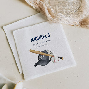Modernes Baseball-Themenpapier Napkin Serviette