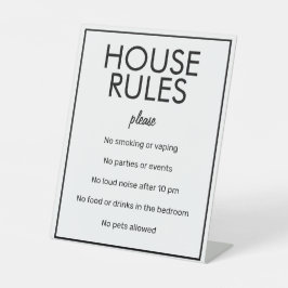 Modernes Basic White House Rules Guest Pedestal Si Sockelschild