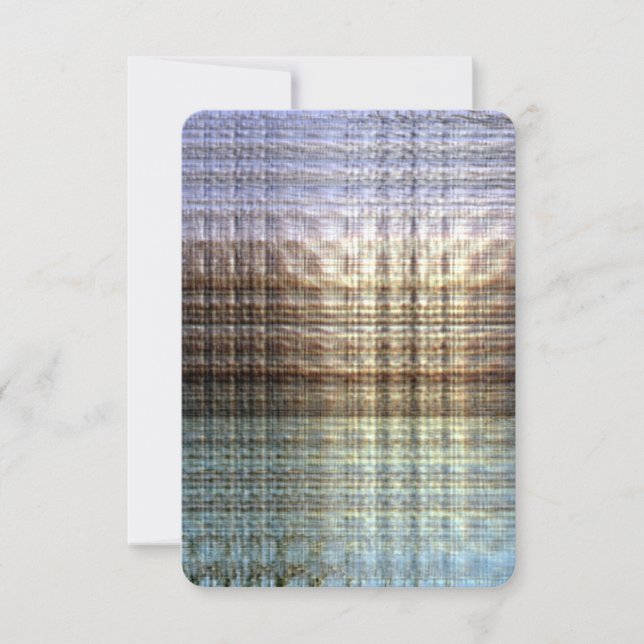 Modernes Bauernhaus Art Note Card Dankeskarte (Vorderseite)