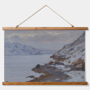 Modernes Bauernhaus Kunst Aleksandr Borisov Wandteppich Mit Holzrahmen