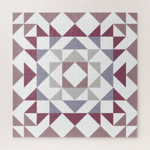 Modernes Bauernhaus Rustic Dusty Mauve Quilt Block