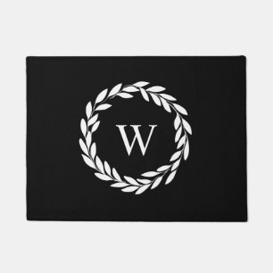 Modernes Bauernhaus Stil Chic Mit Monogramm Fußmatte