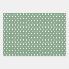 Modernes Bauernhaus-Urlaubspapier Geschenkpapier Set