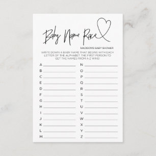 Modernes Begleitkarte