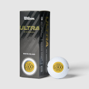 Modernes benutzerdefiniertes Geschäft-Logo gelb ge Golfball