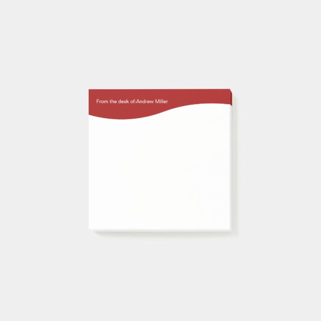 Modernes berufliches Büro-klebrige Anmerkungen Post-it Klebezettel (Vorderseite)
