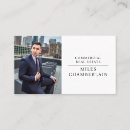 Modernes Berufliches Business Foto Real Anwesen Visitenkarte