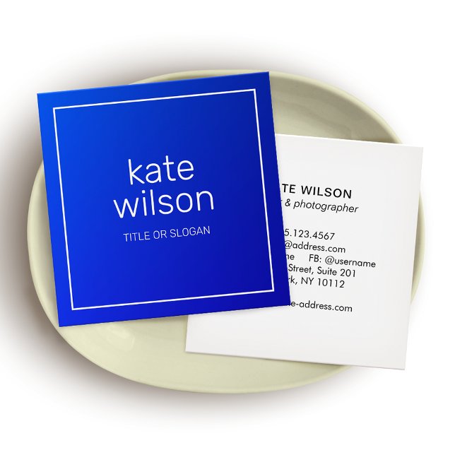 Modernes Berufliches Cobalt Blue (Von Creator hochgeladen)