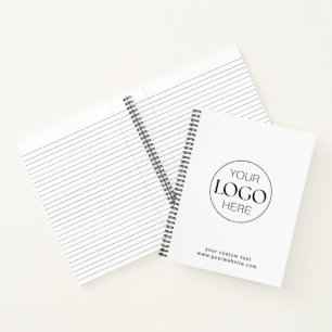 Modernes Berufliches Firmenlogo Minimalistisch sau Notizbuch