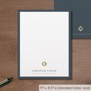Modernes Berufliches Letterhead Briefbogen