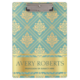 Modernes Berufliches Metallisches Zyangold Klemmbrett