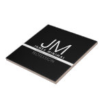 Modernes Berufliches Minimaldesign | Schwarz und W Fliese<br><div class="desc">Moderne, vollständig anpassbare Designvorlage. Bearbeiten, wie Sie wollen!</div>