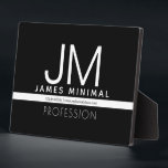 Modernes Berufliches Minimaldesign | Schwarz und W Fotoplatte<br><div class="desc">Moderne,  vollständig anpassbare Designvorlage. Bearbeiten,  wie Sie wollen!</div>