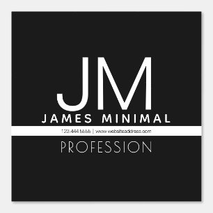 Modernes Berufliches Minimaldesign   Schwarz und W Tapete