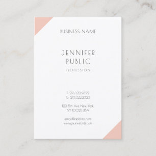 Modernes Berufliches Minimalistisches Template Visitenkarte