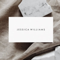 Modernes Berufliches Minimalweiß