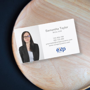 Modernes Berufliches Realtor Real Anwesen Foto hin Visitenkarte