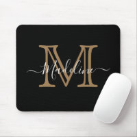 Modernes Berufliches Schwarzes Monogramm