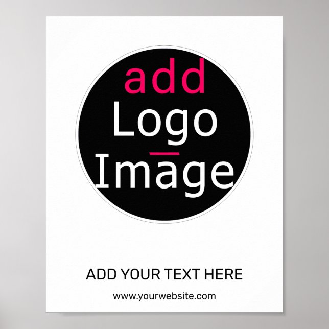 Modernes, Berufliches und individuelles Business Poster (Vorne)