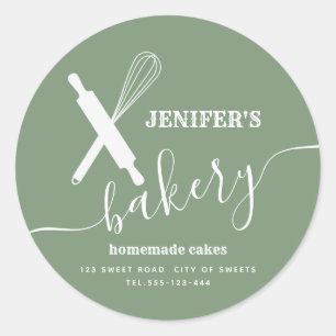 Modernes, Berufliches Walzen von Button Runder Aufkleber