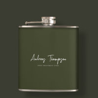 Modernes Bestman Trauzeuge Trauzeuge Army Green