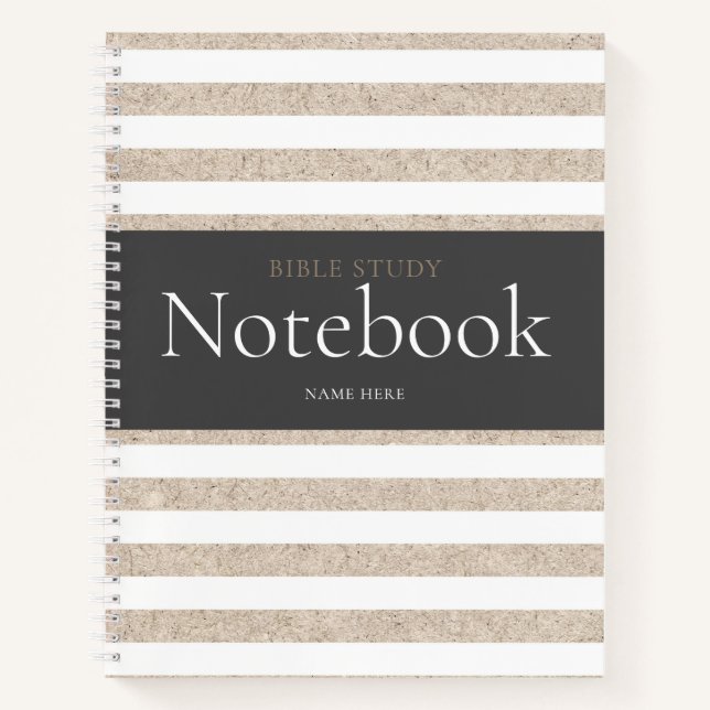 Modernes Bibelstudienbuch Notizbuch (Vorderseite)