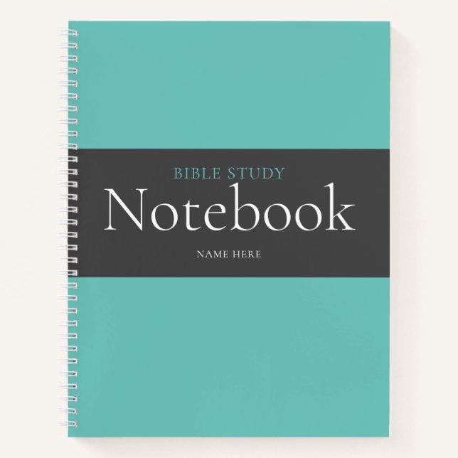 Modernes Bibelstudienbuch Notizbuch (Vorderseite)
