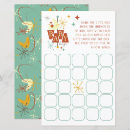 Modernes Bingo-Spiel der Dusche aus dem Mittelalte