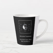 Modernes Black Add Your Logo Business Marketing