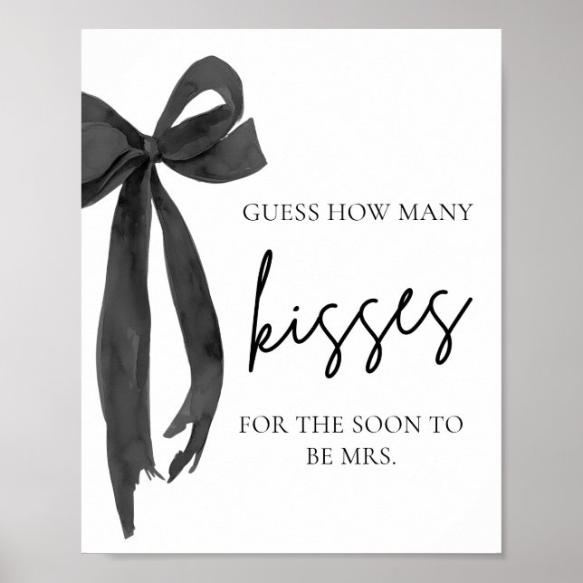 Modernes Black Bow rächen wie viele Kisses Game Poster (Vorne)
