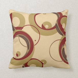 Modernes Blasen-Wurfs-Kissen - Beige Kissen
