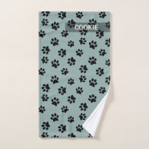 Modernes Blatt Niedliche Paw Print Muster Dochttuc