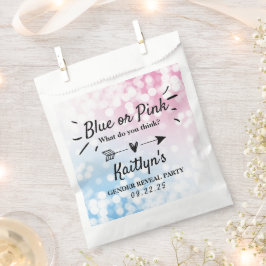 Modernes Blau oder Rosa? Party Geschenktütchen