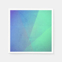 Modernes blaues Aqua und türkisfarbene geometrisch