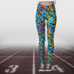 Modernes blaues Orangenfarbenes Farbmuster Leggings<br><div class="desc">Diese coolen künstlerischen Leggings zeichnen sich durch ein farbenfrohes,  trendiges Design mit farbenfrohen,  blauen,  schwarzen und orangefarbenen Mustern aus. Sie werden sich mit diesen exquisiten Leggings einzigartig und modern fühlen,  bestellen Sie noch heute Ihre!</div>