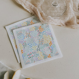 Modernes Blumenbaby in Bloom Baby Dusche Serviette