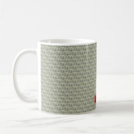 Modernes Blumendesign Kaffeetasse