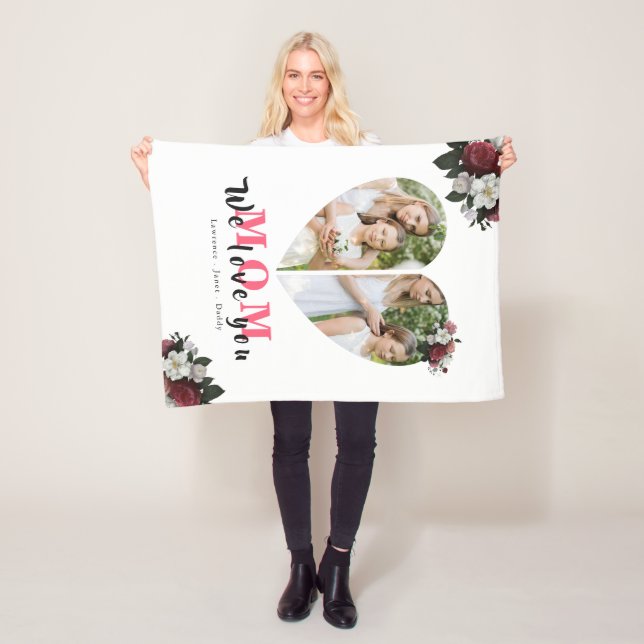  Modernes Blumengebäck Fleecedecke (Beispiel)