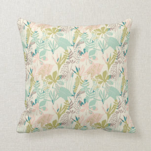 Modernes Blumenmuster Kissen